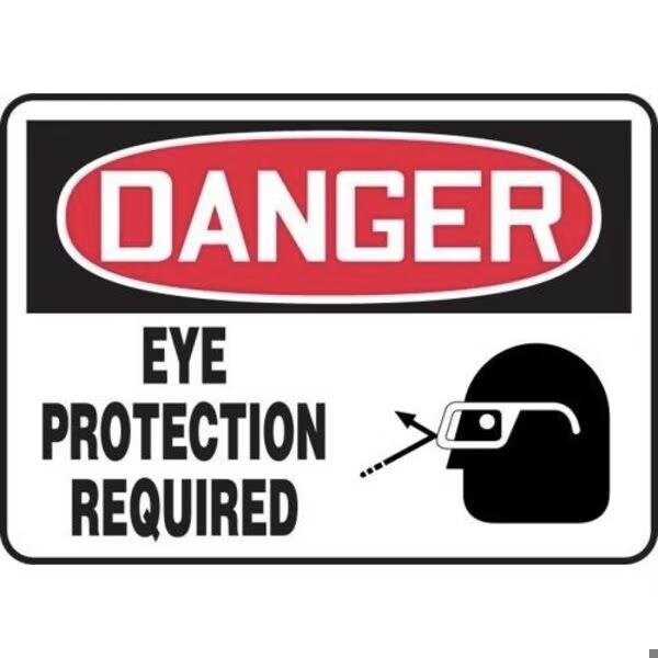 Accuform OSHA DANGER SAFETY SIGN EYE MPPE006XP MPPE006XP - main
